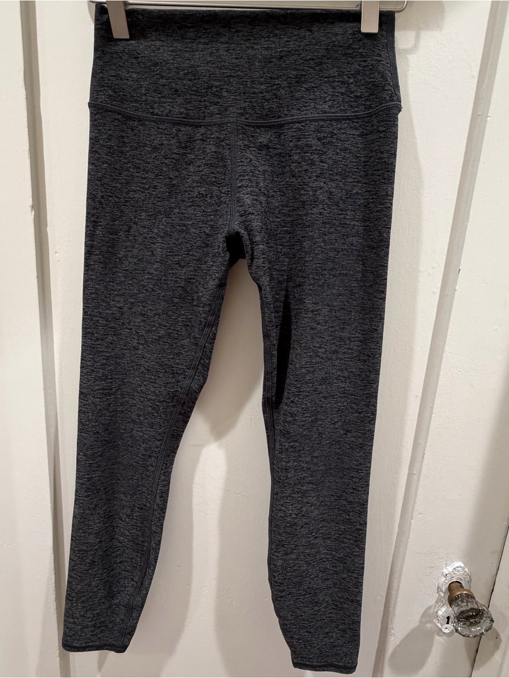 ALO Yoga Heather Charcoal High-Waist Alo soft 7/8 Leggings